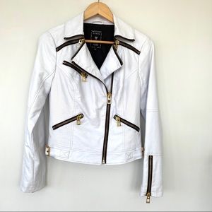 Guess faux leather moto jacket
